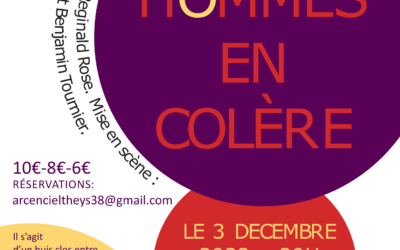 Théâtre Arc en Ciel – Pièce de théâtre “12 hommes en colère” – Samedi 3 décembre à 20H00