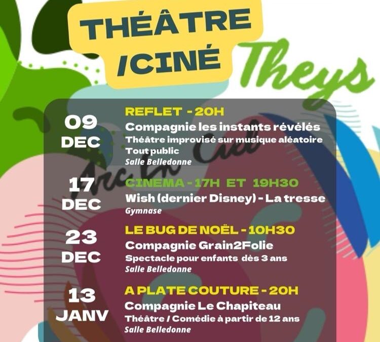Le programme Théâtre Ciné Arc En Ciel